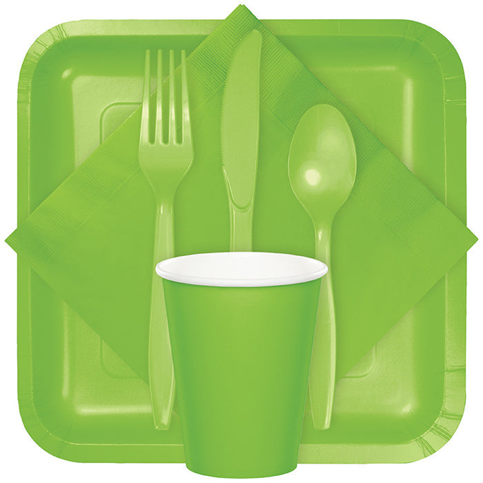 288ct Bulk Fresh Lime Assorted Plastic Cutlery