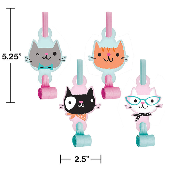 48ct Bulk Purr-fect Cat Party Blowers