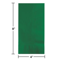 600ct Bulk Emerald Green 2 Ply Dinner Napkins