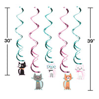 30ct Bulk Purr-fect Cat Party Dizzy Danglers