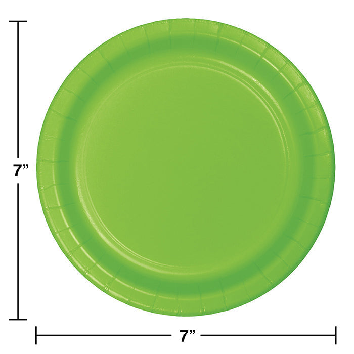 240ct Bulk Fresh Lime Dessert Plates