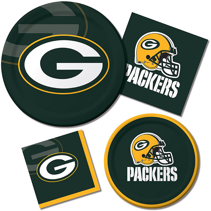 192/Case Bulk Green Bay Packers Beverage Napkins