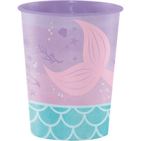 12 pc Bulk Iridescent Mermaid Party 16 oz Favor Cups - Birthday Party Supplies by Creative Converting