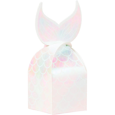 48 pc Bulk Iridescent Mermaid Party Favor Boxes - Birthday Party Supplies by Creative Converting