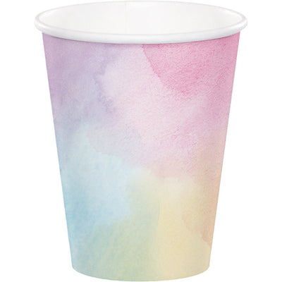 96 pc Bulk Iridescent Party 9 oz Cups - Birthday Party Supplies by Creative Converting