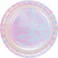 96 pc Bulk Iridescent Party Dessert Plates - Birthday Party Supplies by Creative Converting