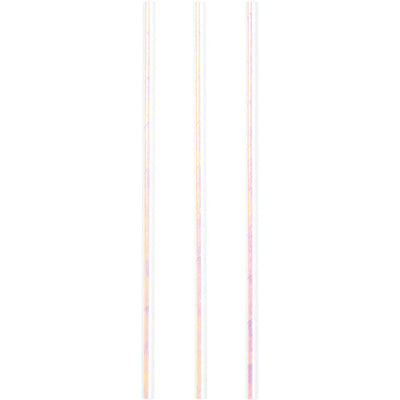 144 pc Bulk Iridescent Party Paper Straws - Birthday Party Supplies by Creative Converting