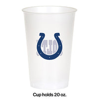 96ct Bulk Indianapolis Colts 20 oz Plastic Cups