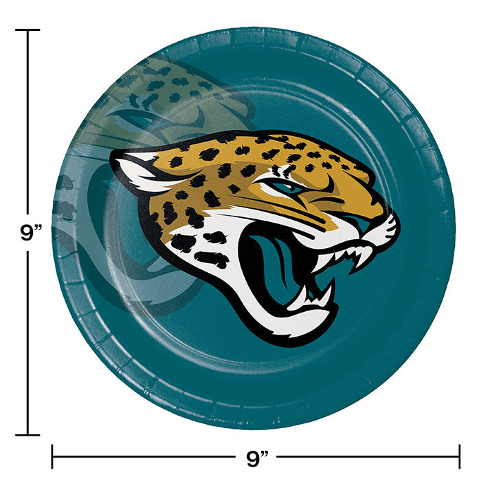 96/Case Bulk Jacksonville Jaguars Dinner Plates