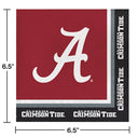 240ct Bulk University of Alabama Luncheon Napkins