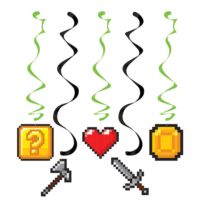 30 pc Bulk Video Games Party Dizzy Danglers - Birthday Party Supplies by Creative Converting