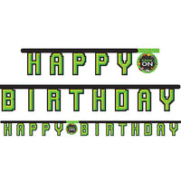 12 pc Bulk Video Games Party Happy Birthday Banners - Birthday Party Supplies by Creative Converting