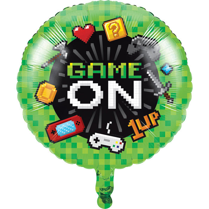 10 pc Bulk Video Games Party Mylar Balloons - Birthday Party Supplies by Creative Converting