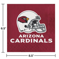 192/Case Bulk Arizona Cardinals Luncheon Napkins