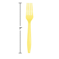 288ct Bulk Mimosa Plastic Forks