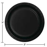 96ct Bulk Black Velvet Value Friendly Dessert Plates