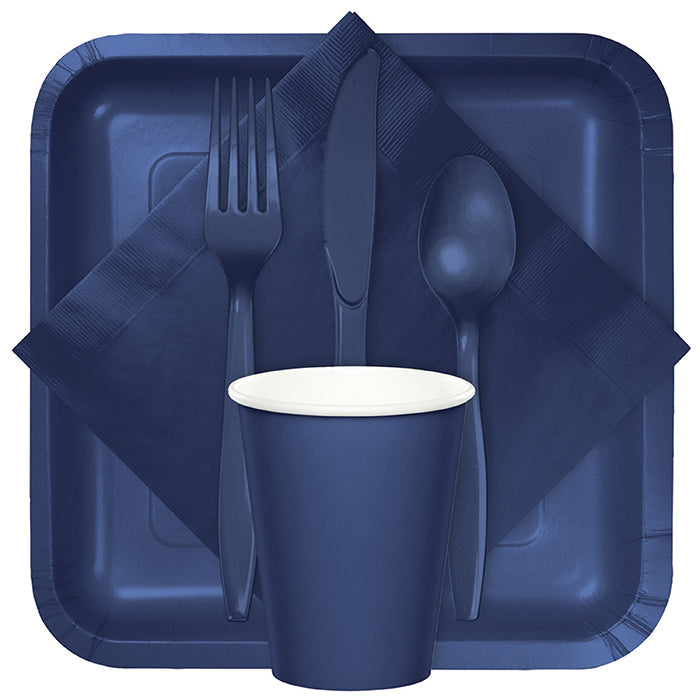 288ct Bulk Navy Plastic Forks