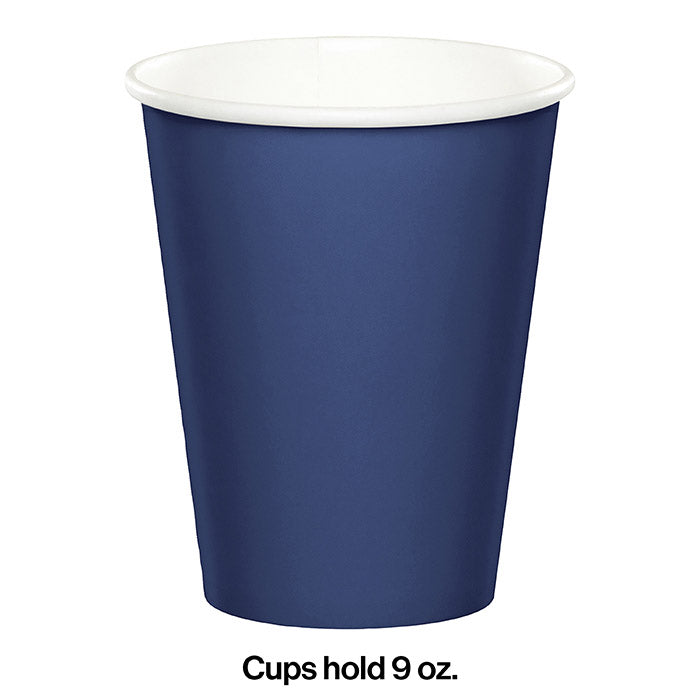 240ct Bulk Navy 9 oz Hot & Cold Cups