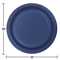 240ct Bulk Navy Sturdy Style Banquet Plates