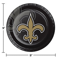 96/Case Bulk New Orleans Saints Dinner Plates