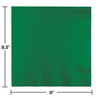 250ct Bulk Emerald Green Dinner Napkins 3 Ply