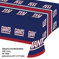 12ct Bulk New York Giants Table Covers