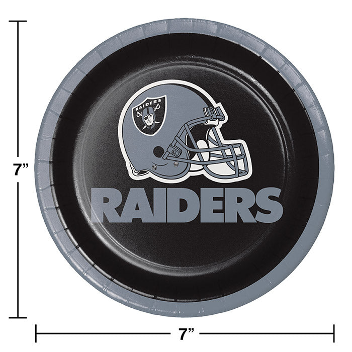 96ct Bulk Las Vegas Raiders Dessert Plates