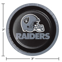 96/Case Bulk Las Vegas Raiders Dessert Plates