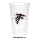 96ct Bulk Atlanta Falcons 20 oz Plastic Cups