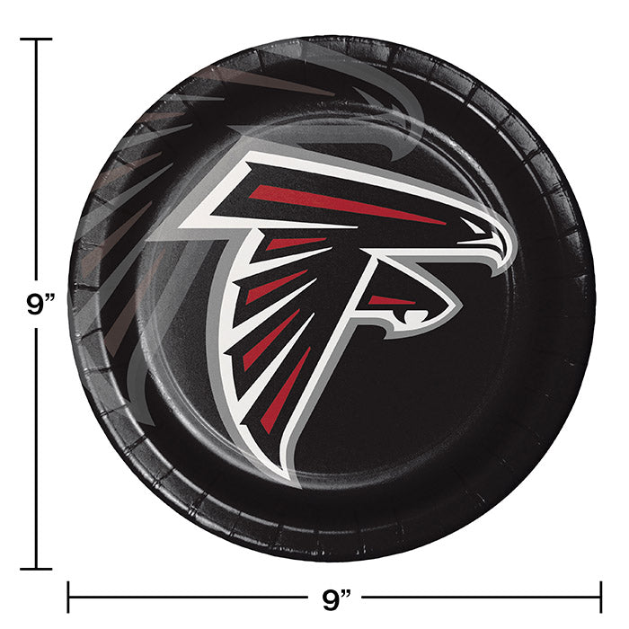 96ct Bulk Atlanta Falcons Dinner Plates
