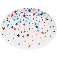 12 pc Bulk Patriotic Fourth of July Plastic Trays - Patriotic and 4th of July Party Supplies by Creative Converting