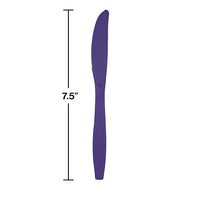 288ct Bulk Purple Plastic Knives