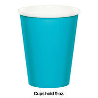 240ct Bulk Bermuda Blue 9 oz Hot & Cold Cups