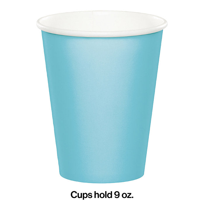 240ct Bulk Pastel Blue 9 oz Hot & Cold Cups