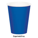 96ct Bulk Value Friendly Cobalt Blue 9 oz Hot & Cold Cups