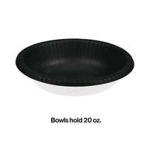 200ct Bulk Black Velvet Paper Bowls
