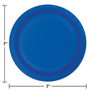 96ct Bulk Value Friendly Cobalt Blue Dessert Plates