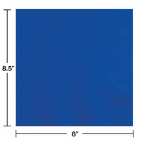250ct Bulk Cobalt Blue Dinner Napkins 3 Ply
