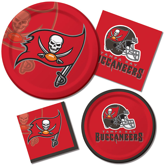 96/Case Bulk Tampa Bay Buccaneers Dinner Plates