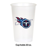 96/Case Bulk Tennessee Titans 20 oz Plastic Cups
