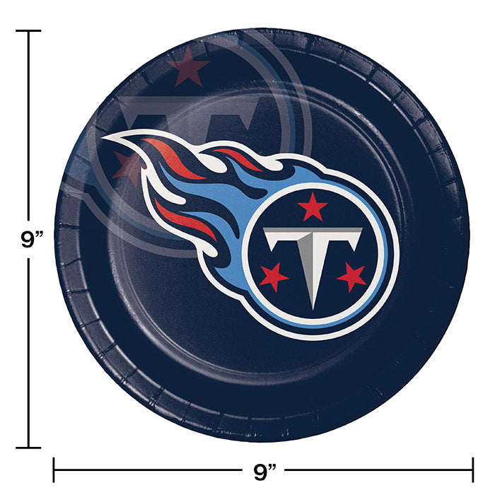 96ct Bulk Tennessee Titans Dinner Plates