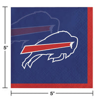 192ct Bulk Buffalo Bills Beverage Napkins