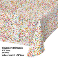 6ct Bulk Confetti Sprinkles Plastic Table Covers