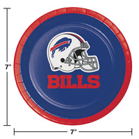 96/Case Bulk Buffalo Bills Dessert Plates