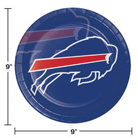 96/Case Bulk Buffalo Bills Dinner Plates