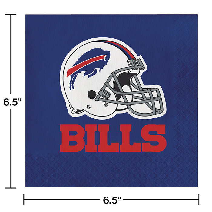 192/Case Bulk Buffalo Bills Luncheon Napkins