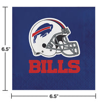 192/Case Bulk Buffalo Bills Luncheon Napkins