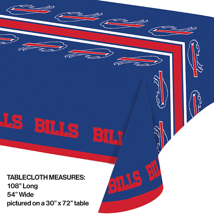 12/Case Bulk Buffalo Bills Table Covers