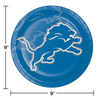 96/Case Bulk Detroit Lions Dinner Plates