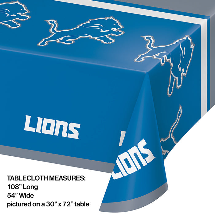 12/Case Bulk Detroit Lions Table Covers